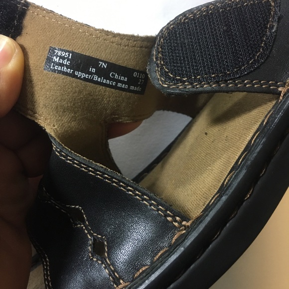 Clark’s Leather Slide Sandals Women’s Brown Sz: 7N - Picture 7 of 10